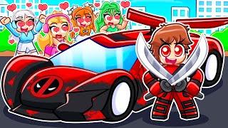 Rizzing Girls With The NEW $50000000 DEADPOOL Car In Roblox Driving Empire
