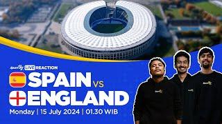  FINAL SPANYOL VS INGGRIS - PESTA BOLA EROPA 2024 LIVE REACTION