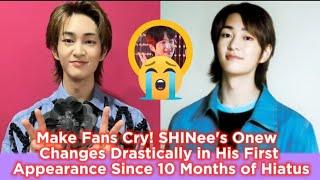 Make Fans Cry SHINees Onew Changes Drastically in His First Appearance Since 10 Months of Hiatus