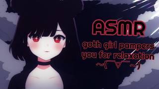 【ASMR】goth girl helps you de-stress and relax  roleplay  trigger variety  #3DIO #asmr