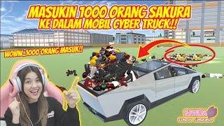 KITA KUMPULIN 1000 ORANG SAKURA TAROH DI BAK CYBER TRUCK BISAKAH? SAKURA SCHOOL SIMULATOR-PART 806