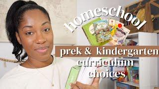 HOMESCHOOL CURRICULUM CHOICES 2022-2023 PREK + KINDERGARTEN