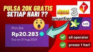 Cara Mendapatkan Pulsa Gratis All Operator Telkomsel Indosat Three XL Axis smartfren Terbaru