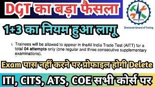 DGT का बहुत बड़ा फैसला 2024 DGT NCVT Latest Update 2024 ITI CITS & ATS Exam में बड़ा बदलाव