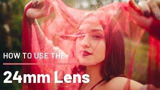 How To Use A 24mm Lens  Portraits With My WIDEST Lens