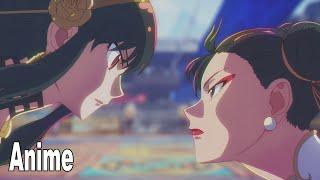 Yor Forger VS Chun-Li Animation Street Fighter 6 x Spy × Family