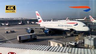 BRITISH AIRWAYS A380 BA269 2023 Economy Class London Heathrow To Los Angeles  4K