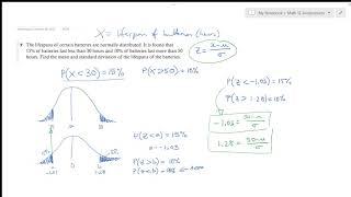 Unknown Mean and Standard Deviation - Normal Distribution