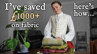 Save Hundreds of £$€ on Historical Fabric  How to Save Money Online Shopping for Historical Fabric