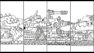 Best Drawing Ratte Part 1- Cartoons About Tanks