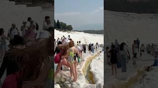 The Wonder Of Nature Pamukkale Türkiye -Hot Day #pamukkaleturkey #pamukkale