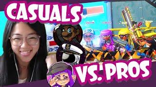 4 Casuals VS The Splatoon 3 RISING STARS