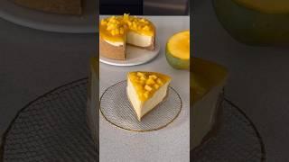 Cheesecake de mango sin horno #quedeliciarecetas #receta #tartadequeso #tartasinhorno