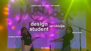 life as an interior design and bs org student first time directing a concert