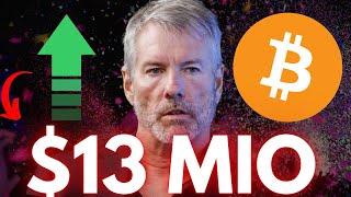 Unfassbar Michael Saylor $13 Millionen BITCOIN Prognose