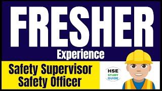 Fresher Safety Officer Jobs  Safety Officer Jobs  Safety Jobs  Safety Jobs Vacancy