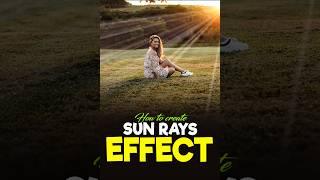 How to Add Sun Rays Effect in Photoshop - Photoshop Tutorial