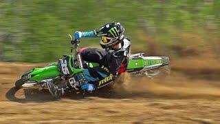 Ripping the 125 ft Joey Crown on the KX125 at Baja Acres MX