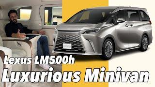 Back Seat of Most Luxury Minivan Lexus LM500h  Review and Price in Japan