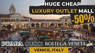 HUGE CHEAP LUXURY OUTLET MALL IN VENICE ITALY  Noventa Designer Outlet