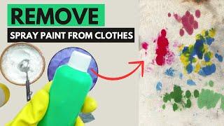 This Is How to Remove Spray Paint from Clothes Jeans Jacket in The One Wash