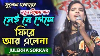 সেই যে গেলে ফিরে আর এলে না  Sei J Gele Fire R Ele Na  Julekha Sorkar   New Baul Song 2024