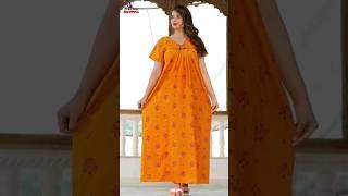 Women Nighty Dress  Nighty designs #nighty #nightwear #viral