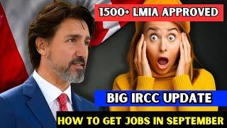  Canada Approves 1500+ LMIAs How To Find & Apply For Jobs In September  IRCC Update