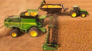 First Big Day Of Harvest In Central Illinois