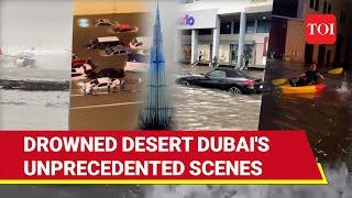 Dubai Floods Luxury Malls Flooded Water Enters Chanel Fendi Airports Roads All Drowned