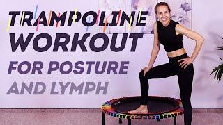 15 Min. Trampoline Workout for Posture Lymph and Pelvic Health