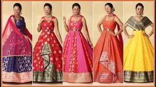 Traditional Indian styles Lehengacholi modern designs  sindhu reddy design clothing and lehenga