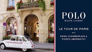 RALPH LAUREN  Polo Ralph Lauren  Le Tour De Paris With Emma Chamberlain and Pierce Abernathy