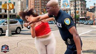 MOST BRUTAL Moments When Karen Gets Arrested And Punched In The Face By The Police