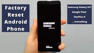 How to Factory Reset your Android Phone - SamsungGoogleOnePlus