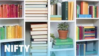 9 Stylish Ways To Organize Your Bookshelf