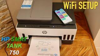 HP Smart Tank 750 WiFi Setup.