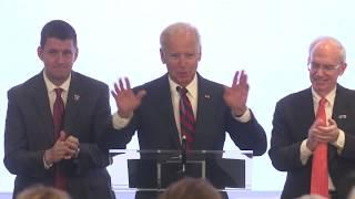 Former Vice President Joe Biden Gives Keynote Speech - Fred & Pamela Buffett Cancer Center
