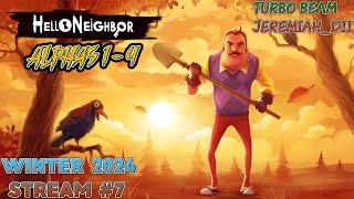 Revisiting Hello Neighbor Alphas 1 to 4 PRE-ALPHA as well. Winter 2024 Stream #7