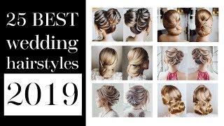 25 best wedding hairstyles 2019  Buns for any length from shot to long hair
