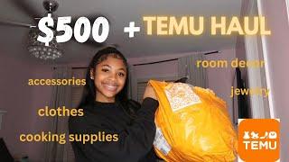 $500 + TEMU HAUL Clothes AccessoriesJewelry Room Decor AND MORE ThatGurlGabrielle