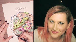 Relaxing Coloring for Anxiety - ASMR - Whisper Mouth Sounds Pen Scratching