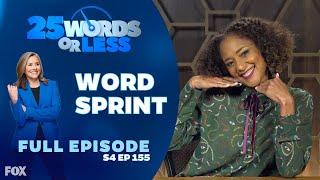 Word Sprint  25 Words or Less Game Show - Full Episode Matt Iseman vs Amanda Seales S4 Ep 155