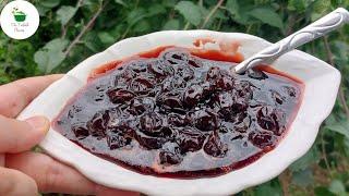 Hommade Cherry Jam Recipe by The Turkish Flavors