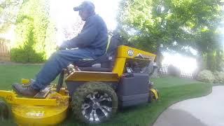 Walker B23i & 42 mulch deck vs. soaking wet lush grass.