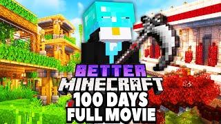 I Survived 100 Days in BETTER Minecraft Hardcore FULL MOVIE