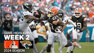 Cleveland Browns vs. Jacksonville Jaguars  2024 Week 2 Game Highlights