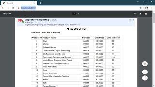 How to create RDLC Report in ASP.NET Core  FoxLearn