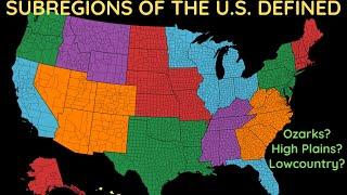 Subregions of the U.S. Defined