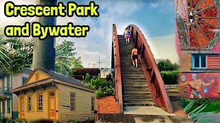 Crescent Park and Bywater New Orleans 4K Walk  Free Tours by Foot